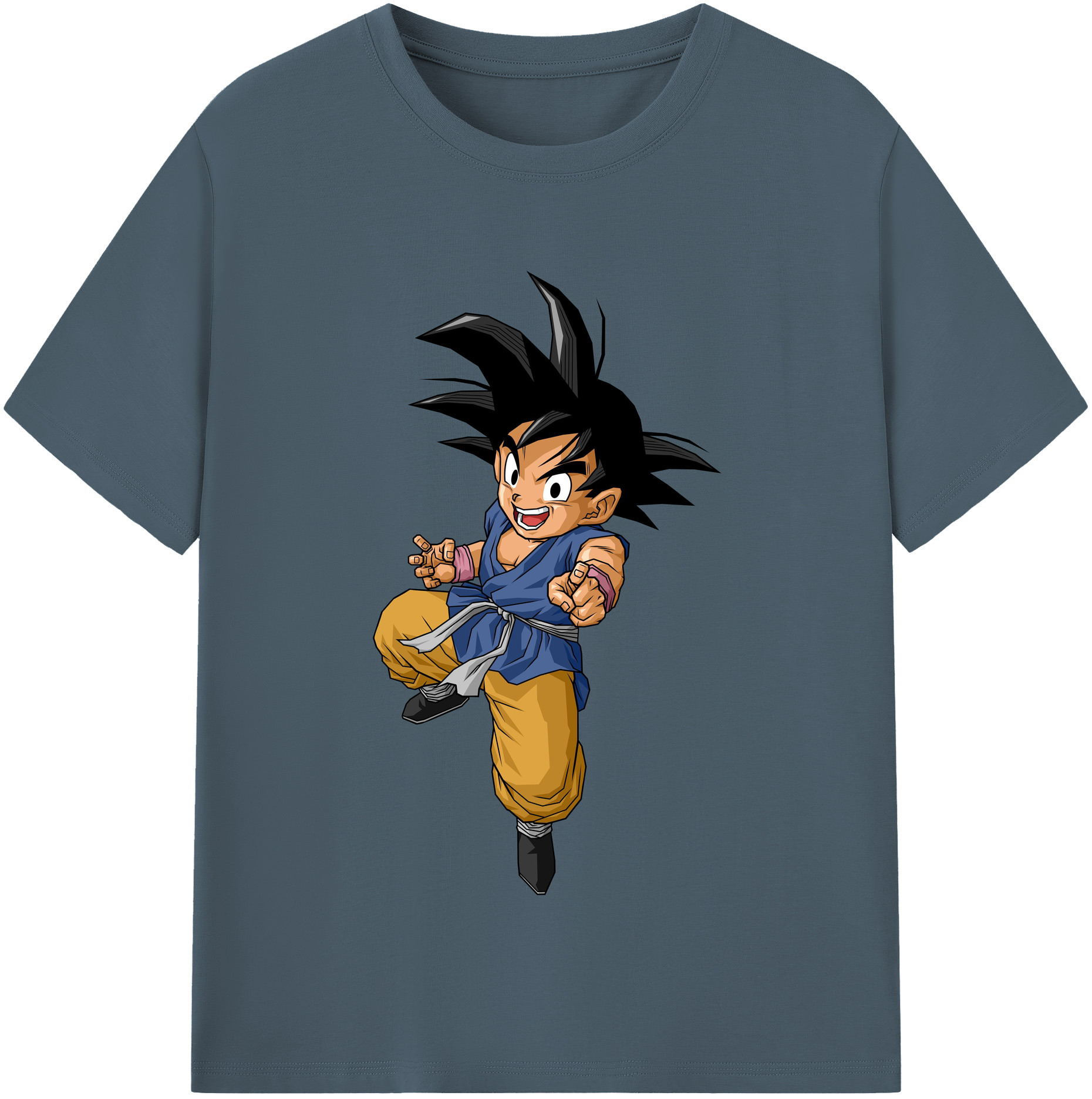 （画像用） ドラゴンボール 孫悟空（そん ごくう）Son Goku カカロット DRAGON BALL Kakarotto 綿100％半袖Tシャツ（フロントプリント）